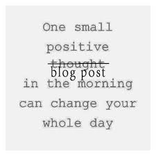 positive blog post quote